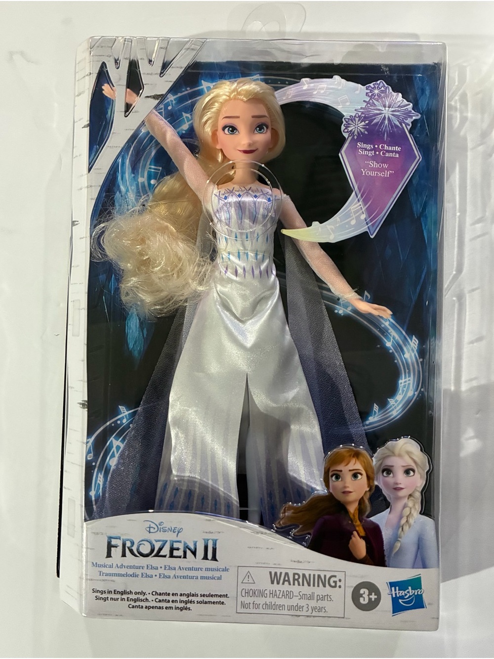 Hasbro Frozen II Elsa Singing Doll - White, Blonde & Blue